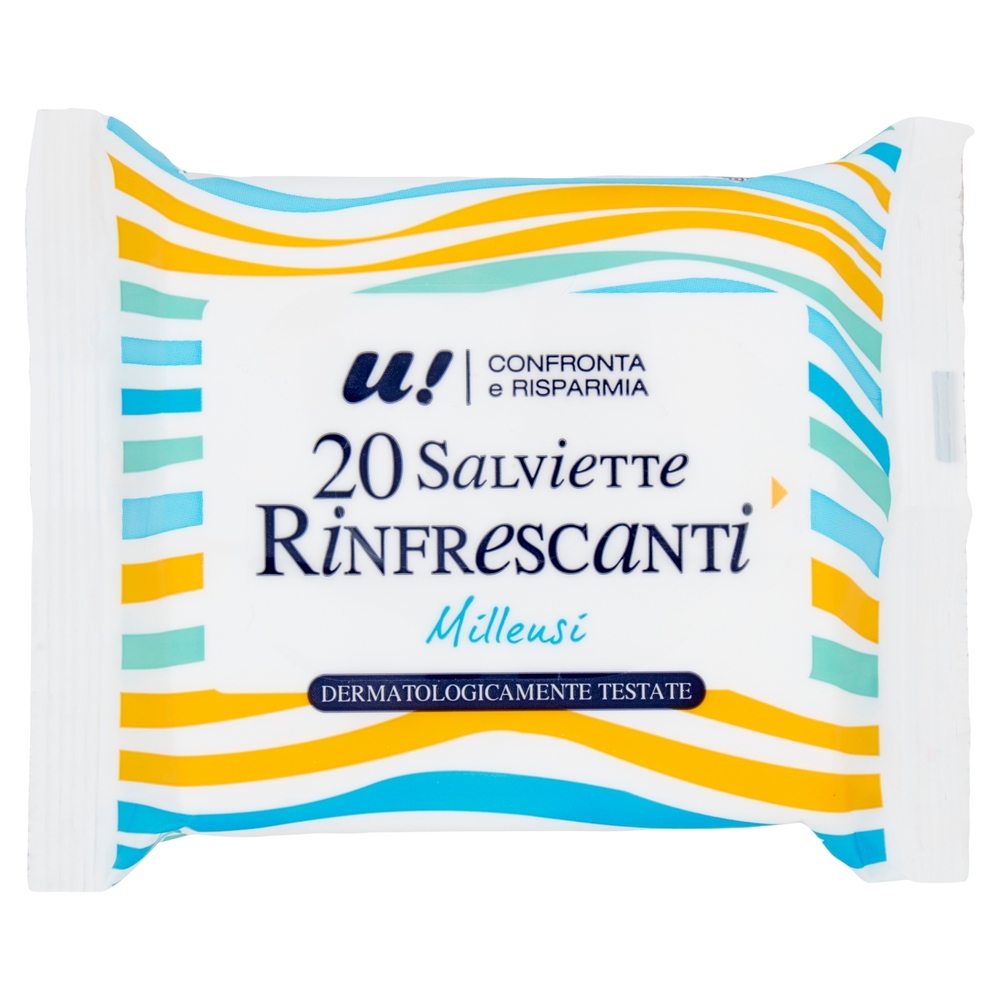 20 Salviette Rinfrescanti Milleusi U! Confronta e Risparmia
